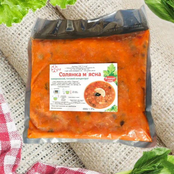 Солянка м’ясна, концентрат