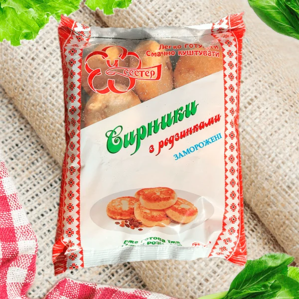 Сирники солодкі з родзинками
